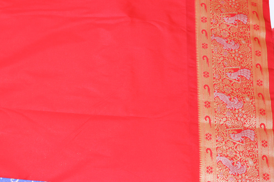 Traditional Blue Kanjipuram Saree