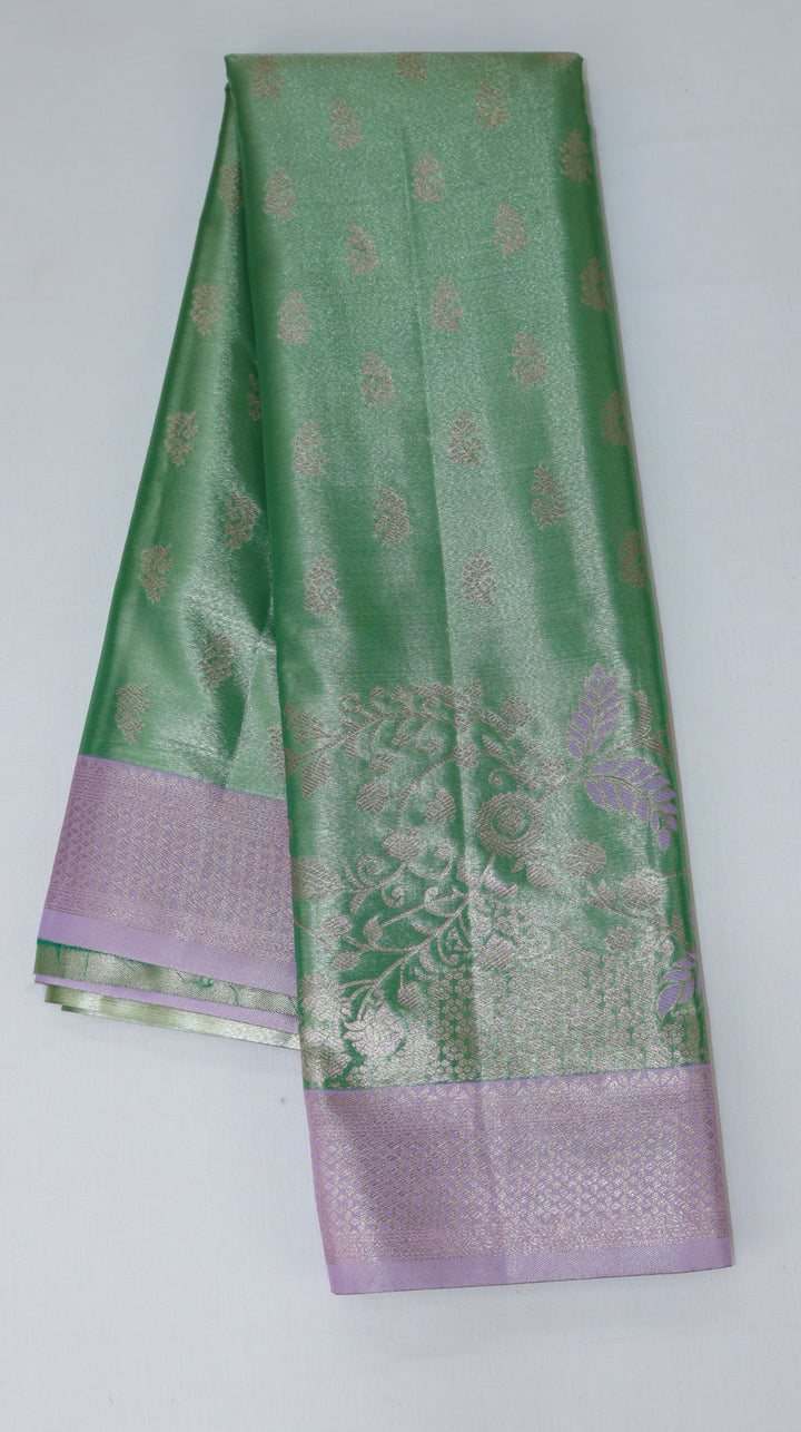 Amazing Pastel GreenKanjipuram Saree