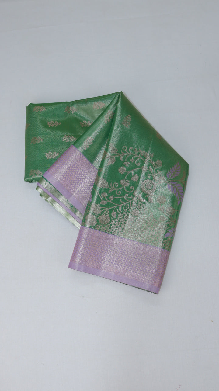 Amazing Pastel GreenKanjipuram Saree