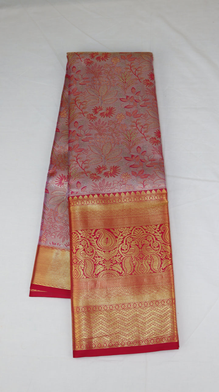 Trendy Light Lavender Kanjivaram Silk Saree