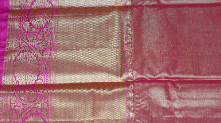 Trendy Pista Green Kanjivaram Silk Saree