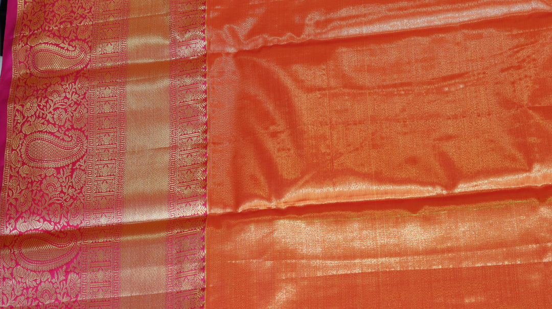 Trendy Dark Lavender Kanjivaram Silk Saree