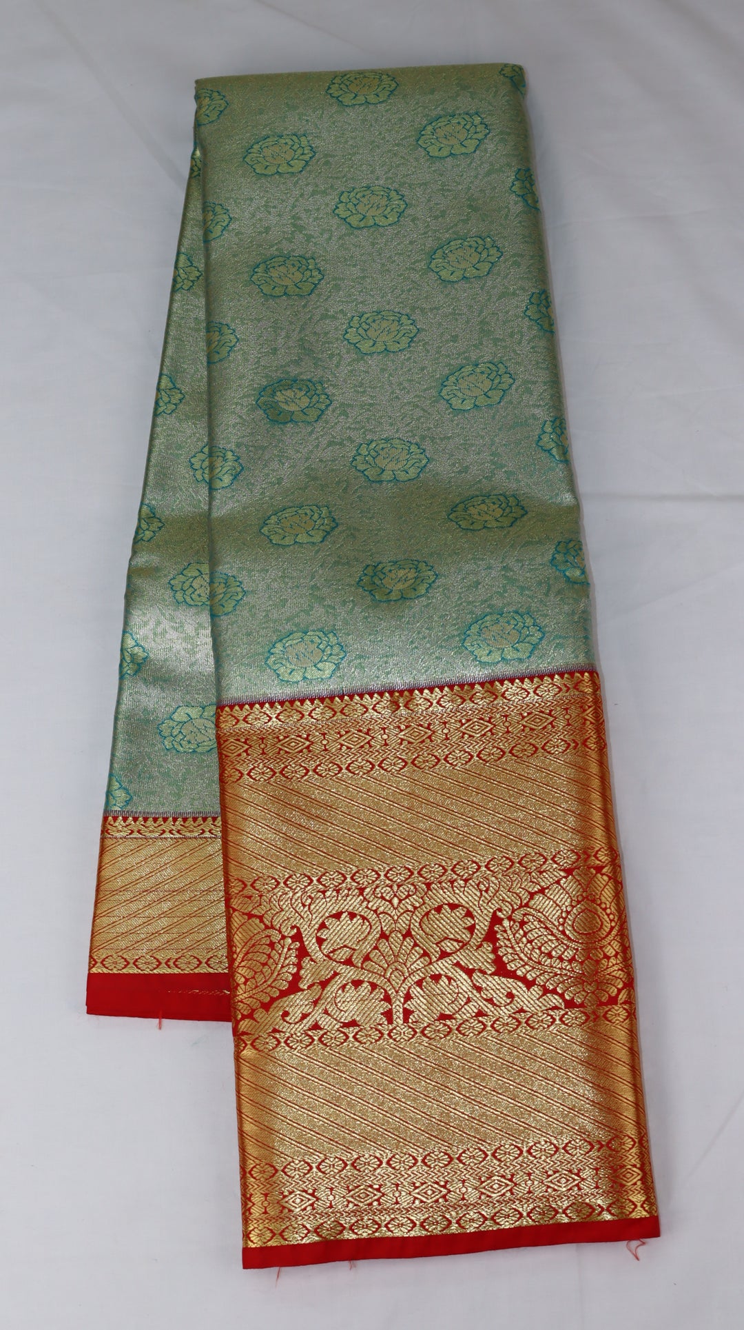 Trendy Green Kanjivaram Silk Saree