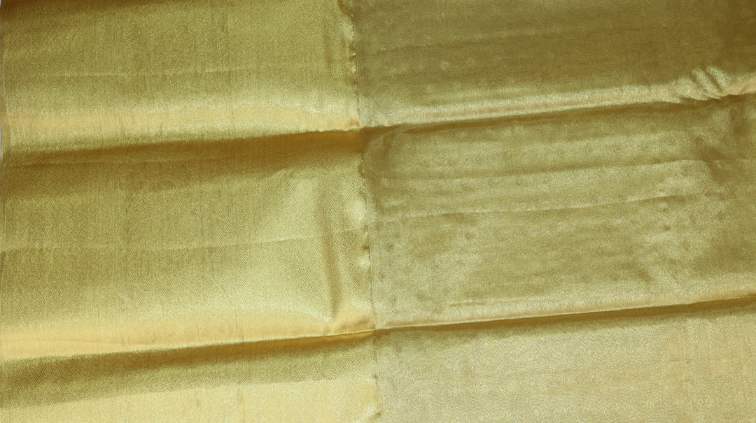 Stunning Golden Tissue Kanjipuram Saree