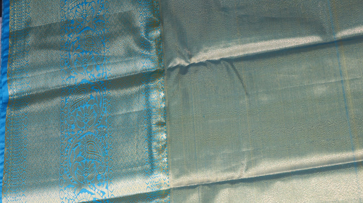 Copper gold Kanjivaram Silk Saree