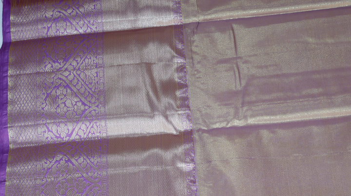 Trendy Onion Red Kanjivaram Silk Saree