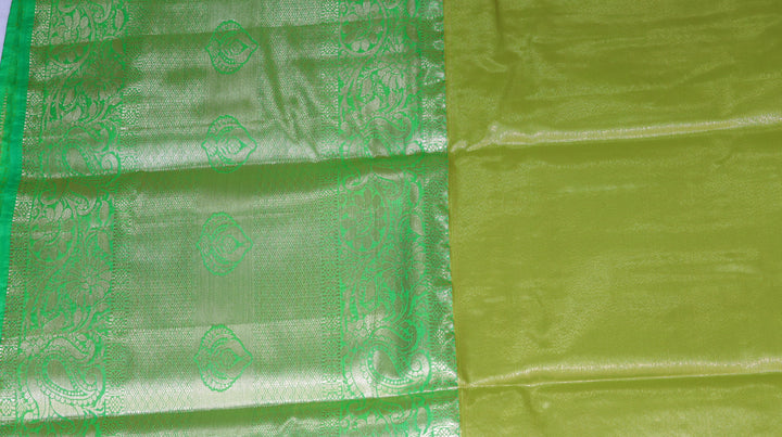 Trendy Orange Kanjivaram Silk Saree