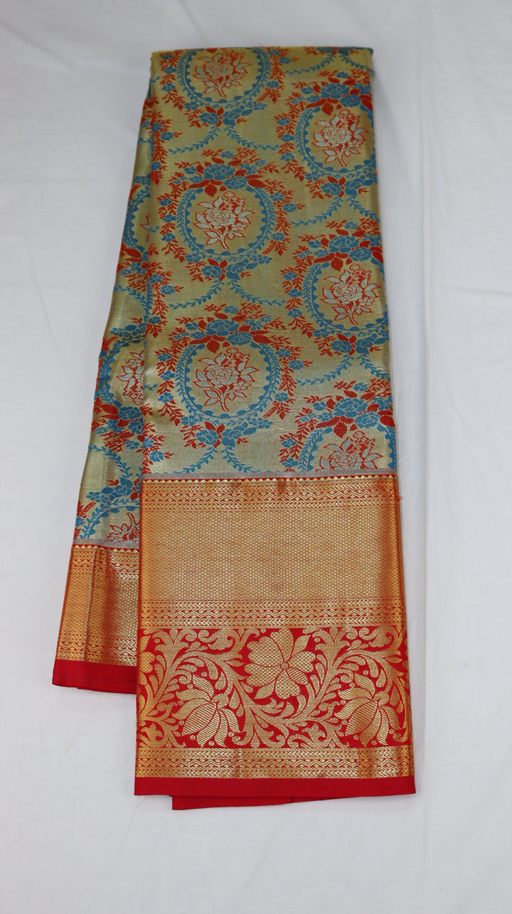 Trendy Tissue Kanjivaram Silk Saree