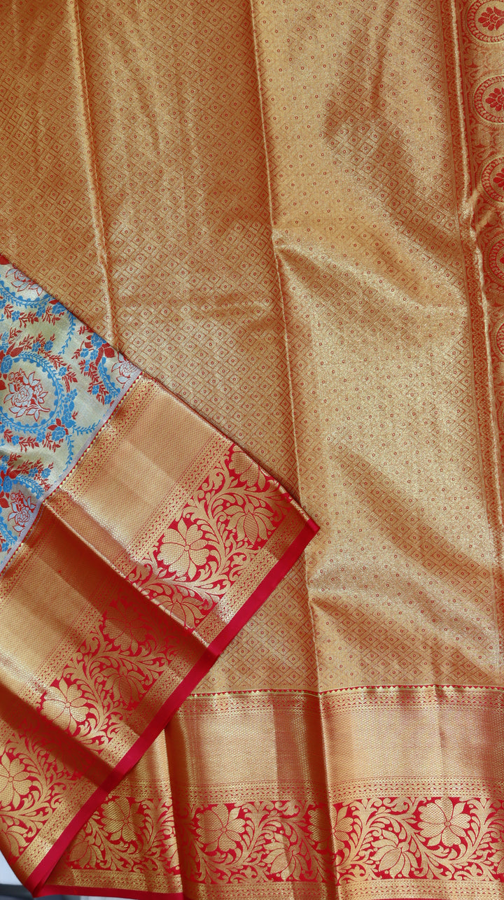 Trendy Tissue Kanjivaram Silk Saree
