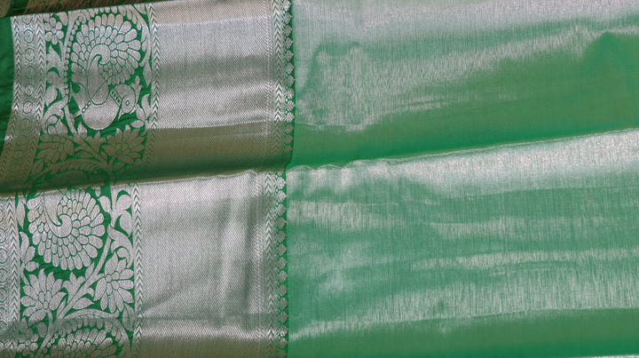 Pastel Green Kanjivaram Silk Saree