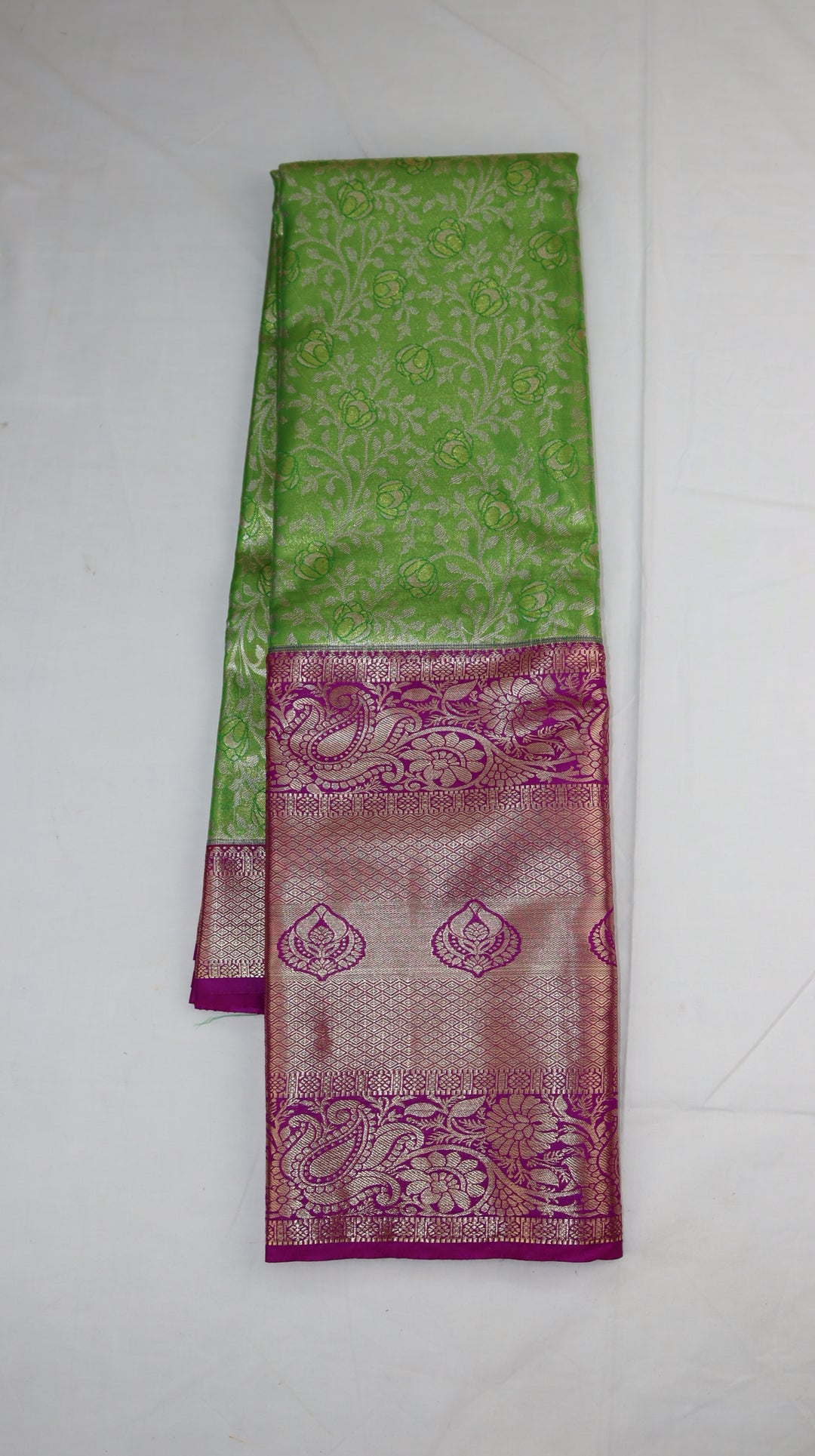 Trendy Green Kanjivaram Silk Saree