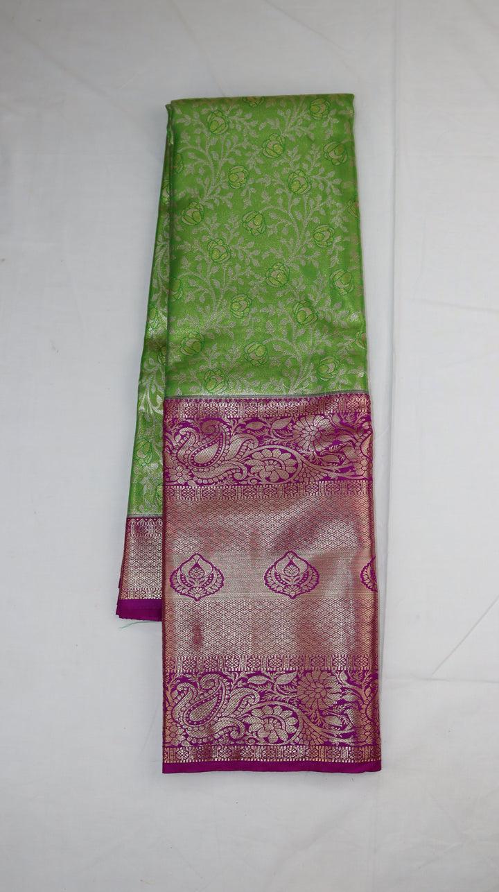 Trendy Green Kanjivaram Silk Saree