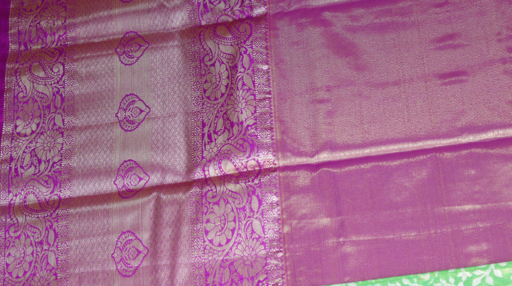 Trendy Green Kanjivaram Silk Saree