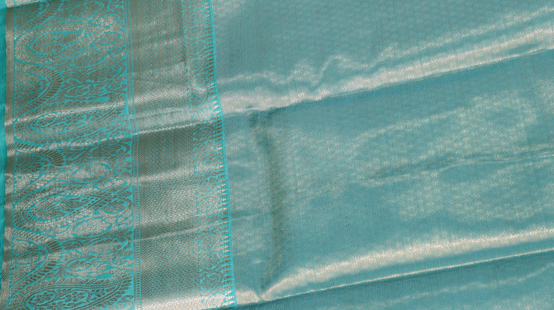 Pastal Orange Kanjivaram Silk Saree