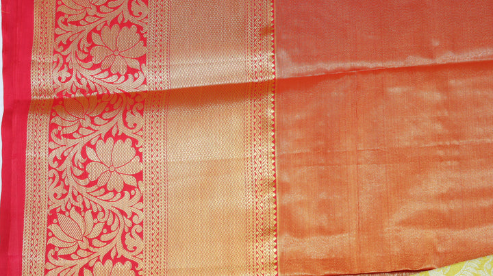 Mighty Yellow Kanjivaram Silk Saree