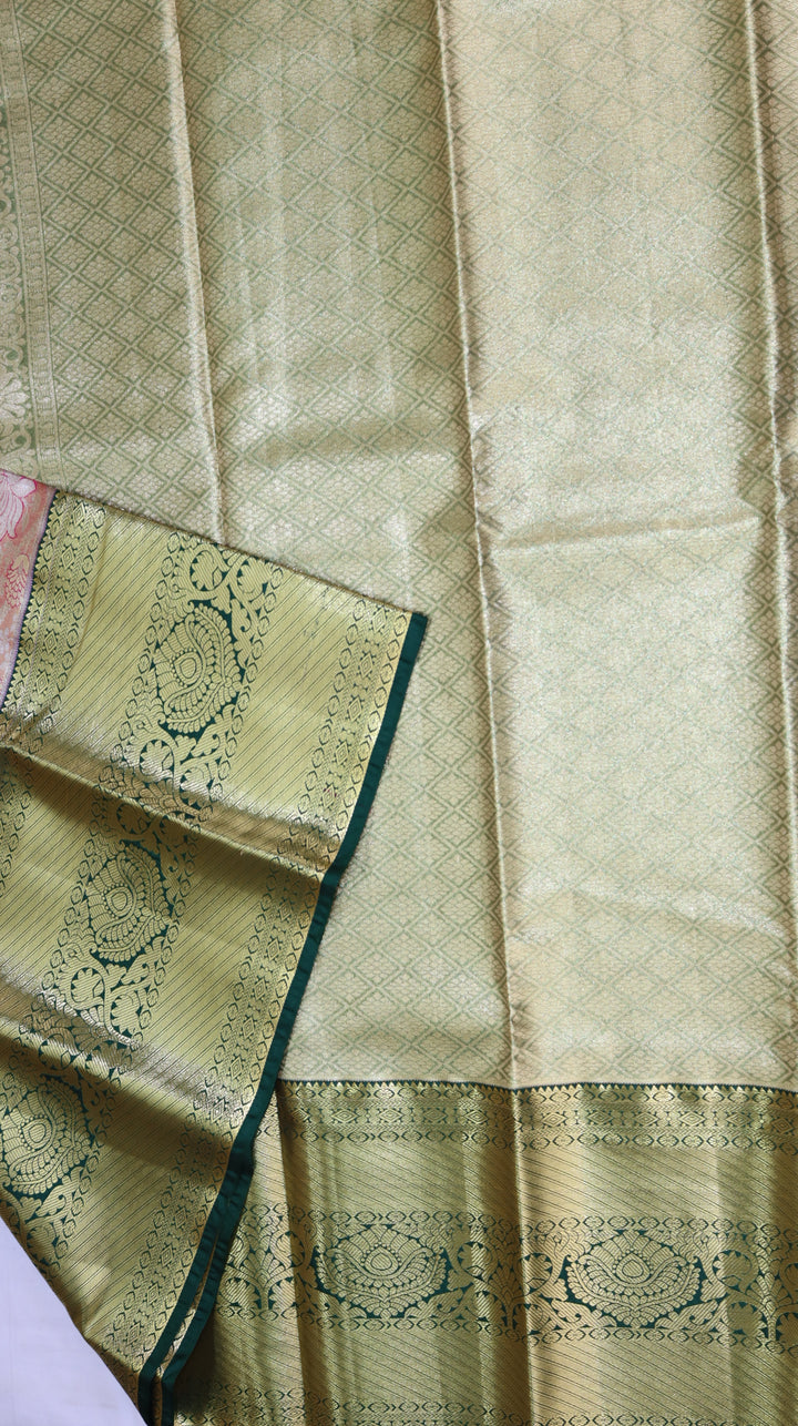 Light Pink Kanjivaram Silk Saree