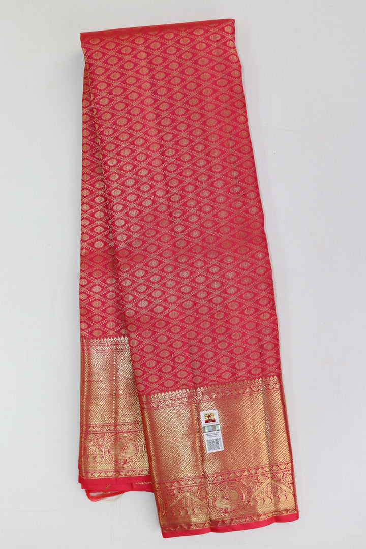 Enchanting Pink Kanjipuram Saree
