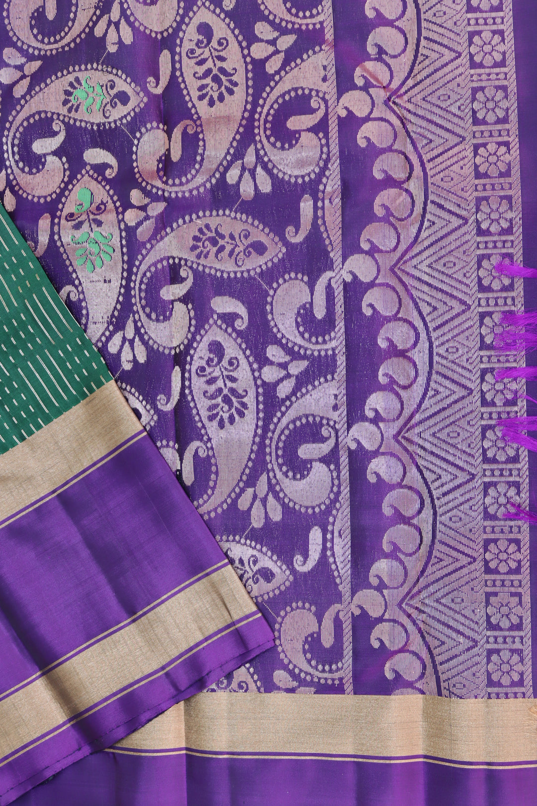 Traditional Green Kanjipuram Saree