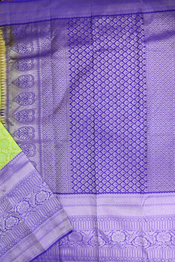 Graceful Green Kanjipuram Saree