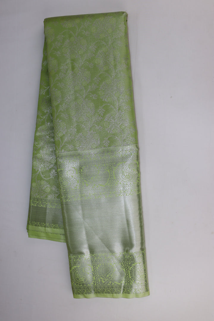 Classy Pastel Green Kanjipuram Saree