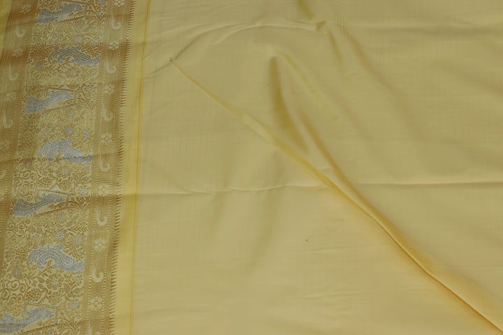 Traditional Yellow  Kanjipuram Saree