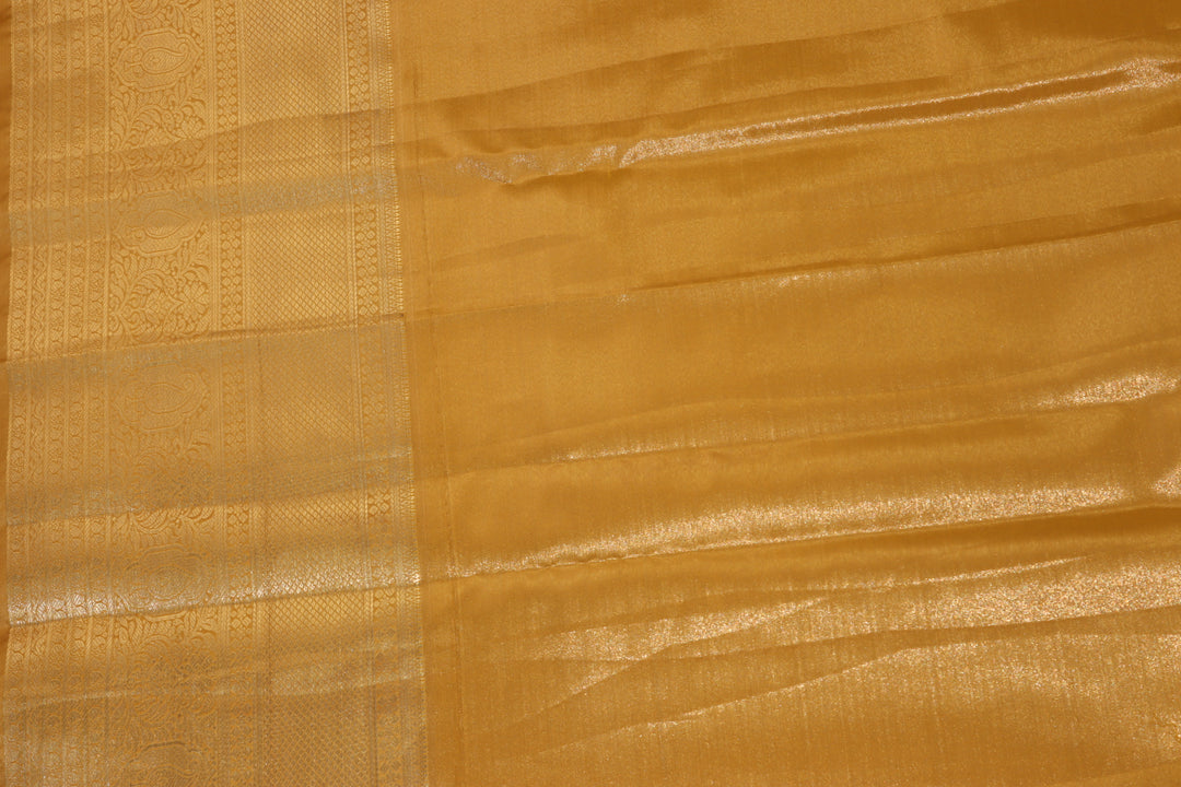 Amazing Pastel Yellow  Kanjipuram Saree