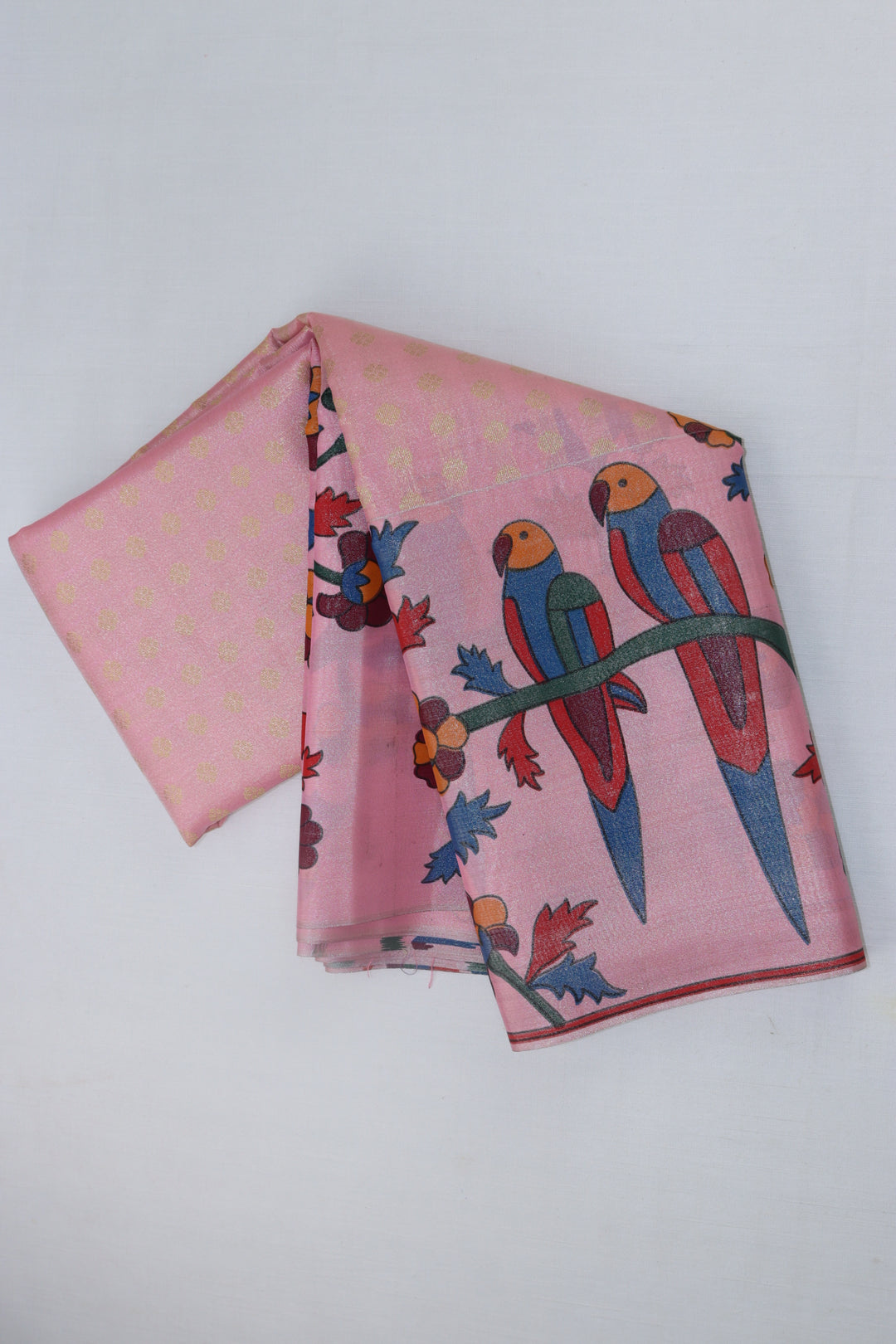 Exotic Baby Pink Kanjipuram Saree