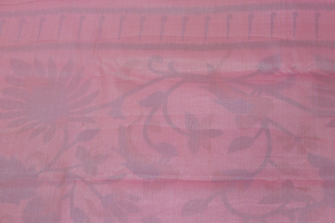 Exotic Baby Pink Kanjipuram Saree