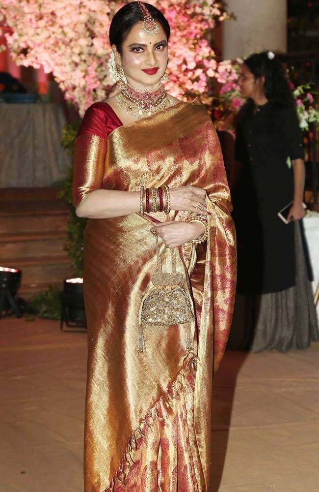 Rekha mam Inspired Kanjivaram Tissue Silk Saree