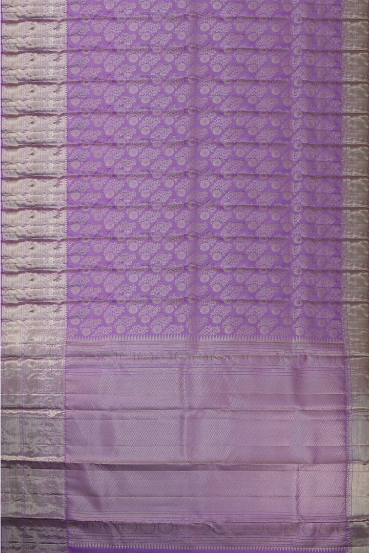Royal Lavender  Pure Kanjipuram Saree