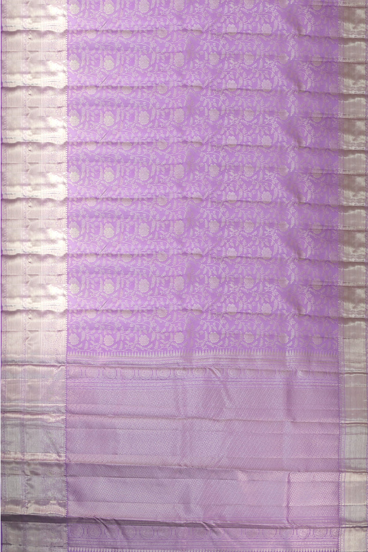 Rich Lavender Pure Kanjipuram Saree